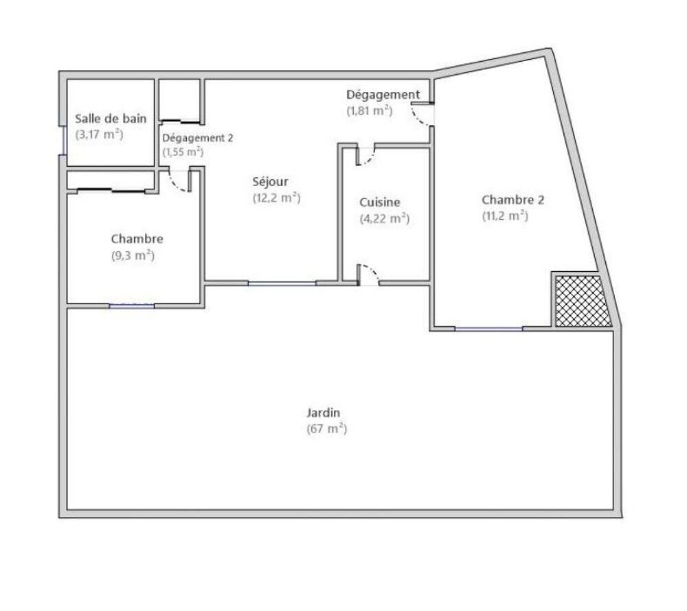Vente Appartement SUPER CANNES HAUTEURS DE VALLAURIS-3 PIÈCES - JARDIN DE 79M² Vallauris