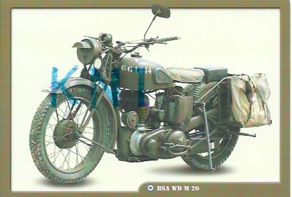 1 C P M , Moto B S A M 20 de 1936 