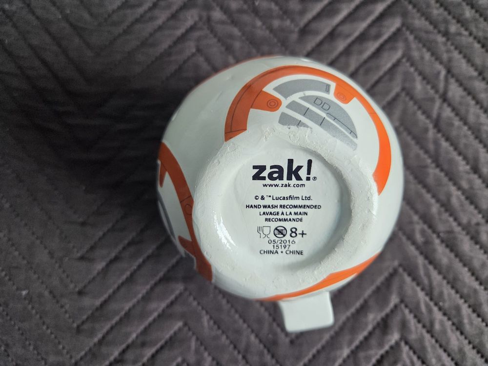 Mug 3D BB?8 Star Wars Zak Designs avec bo&icirc;te - comme neuf 
