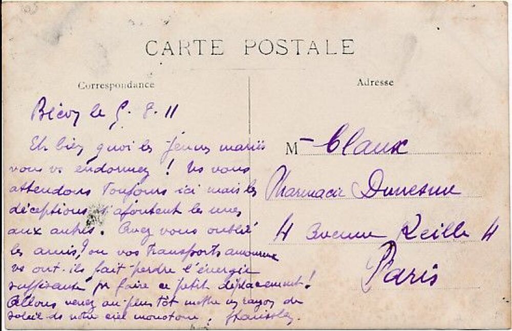 92. CPA PHOTO BECON Pharmacie Normale de B&eacute;con 