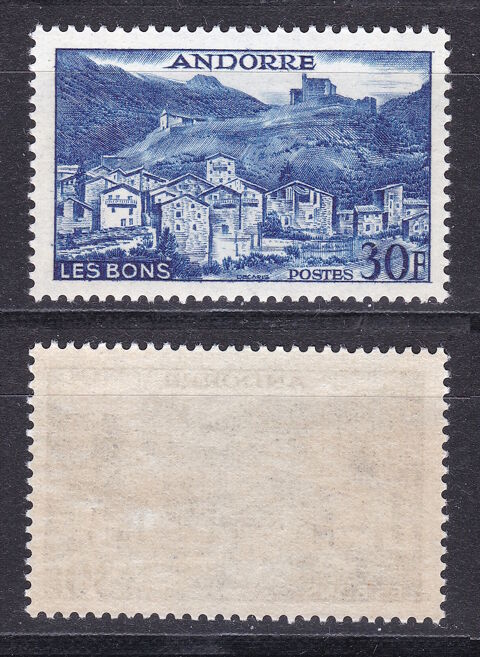 Timbres Timbres FRANCE-ANDORRE 1955-58 YT 150 10 Lyon 5 (69)