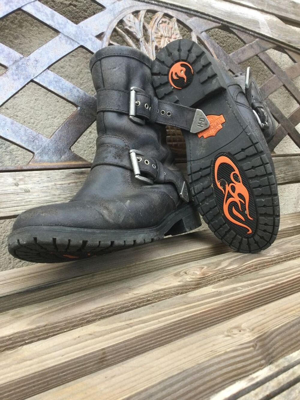 Bottines moto Chaussures