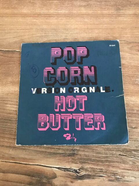 Vinyle 45 tours Hot butter   Pop corn   2 Saleilles (66)