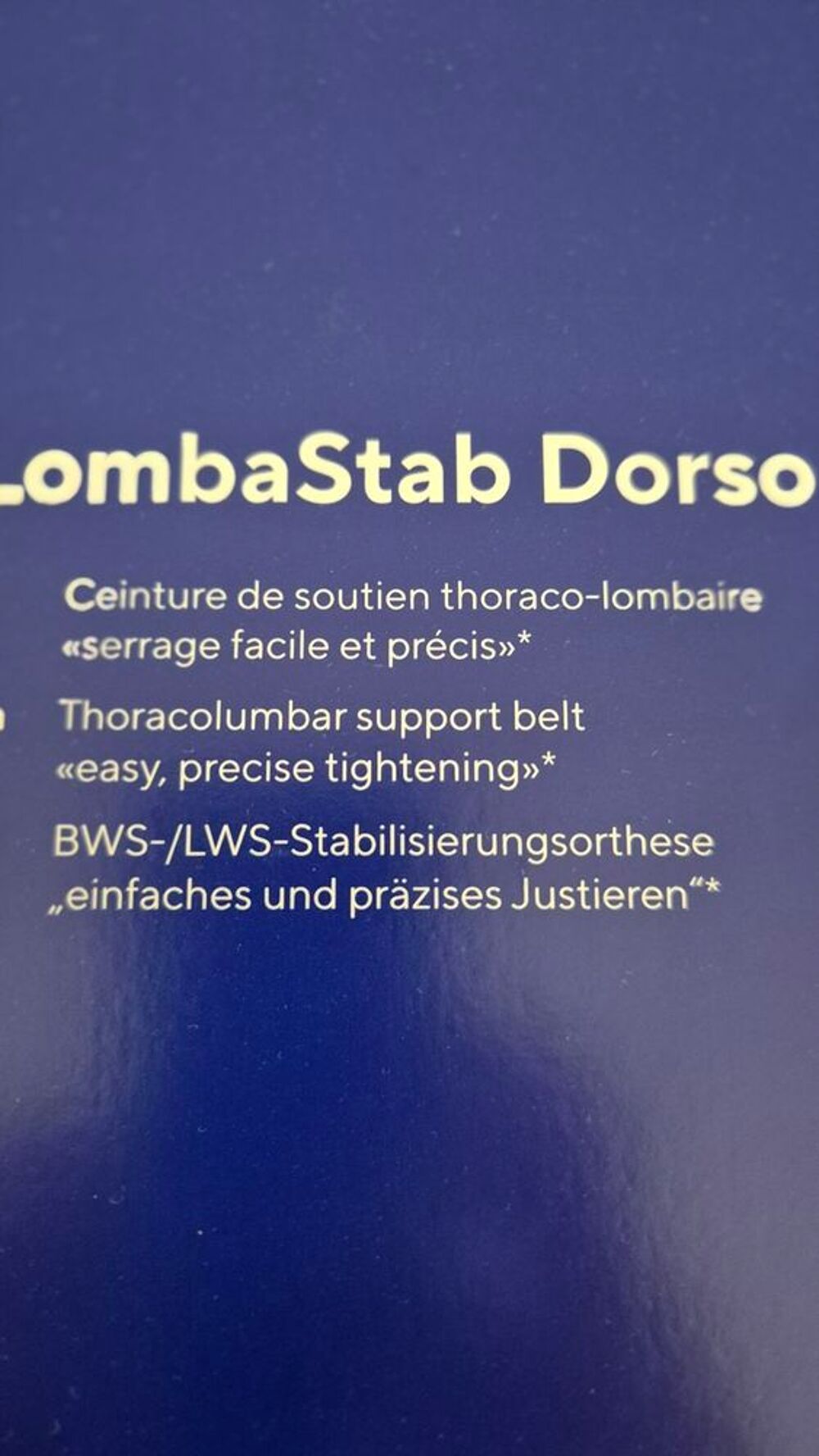 Ceinture de soutien lombaire Sports