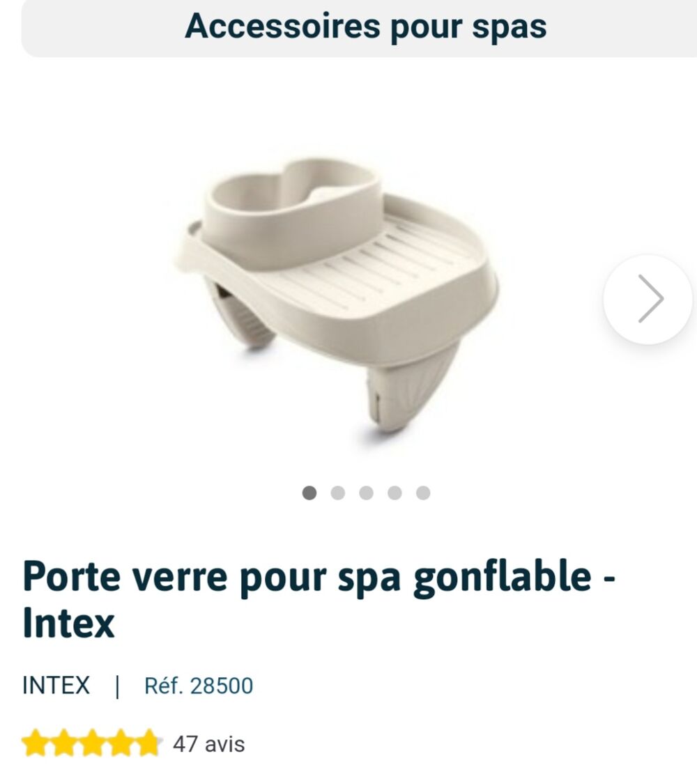 Spa intex sahara 6places +5accessoires sous tente Decathlon Jardin