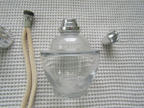 Belle lampe berger en verre transparent de forme peu courant 16 Jonchery-sur-Vesle (51)