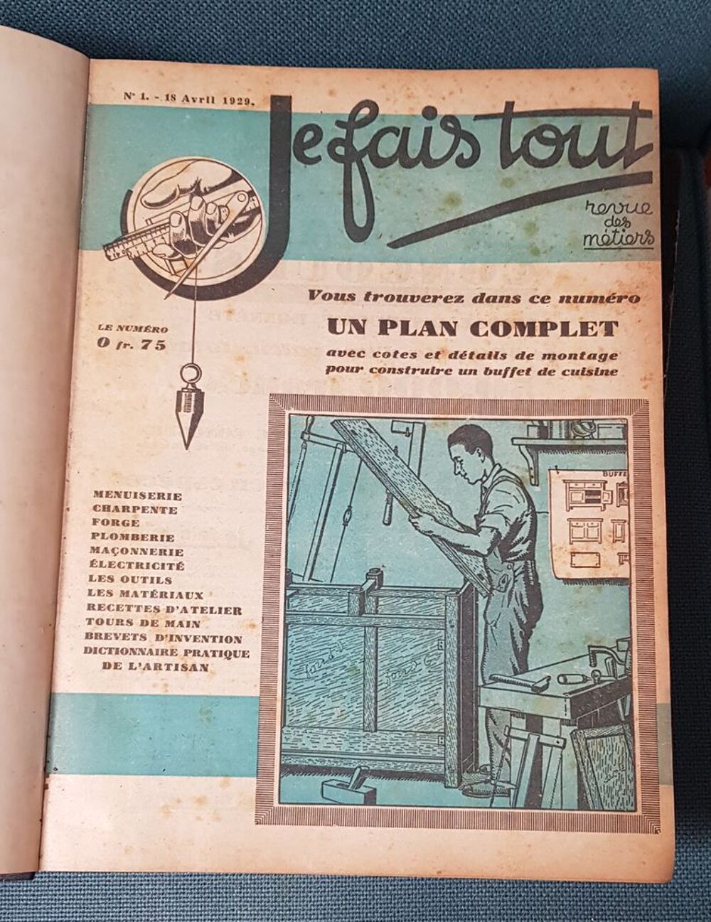 Collection Je fais tout ? Revue des m&eacute;tiers de 1929 &agrave; 1931 Livres et BD
