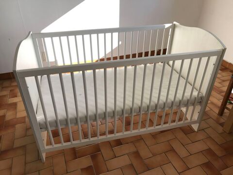 Lit enfant �volutif �     barreaux 70 cm x 140 cm Carlux (24)