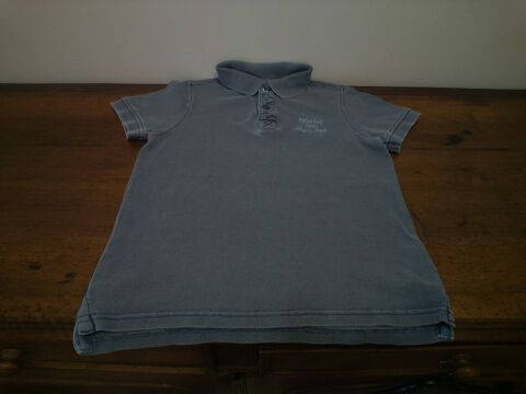 Polo rugby bleu gris OKA�DI 8 ans - TBE 5 Reims (51)