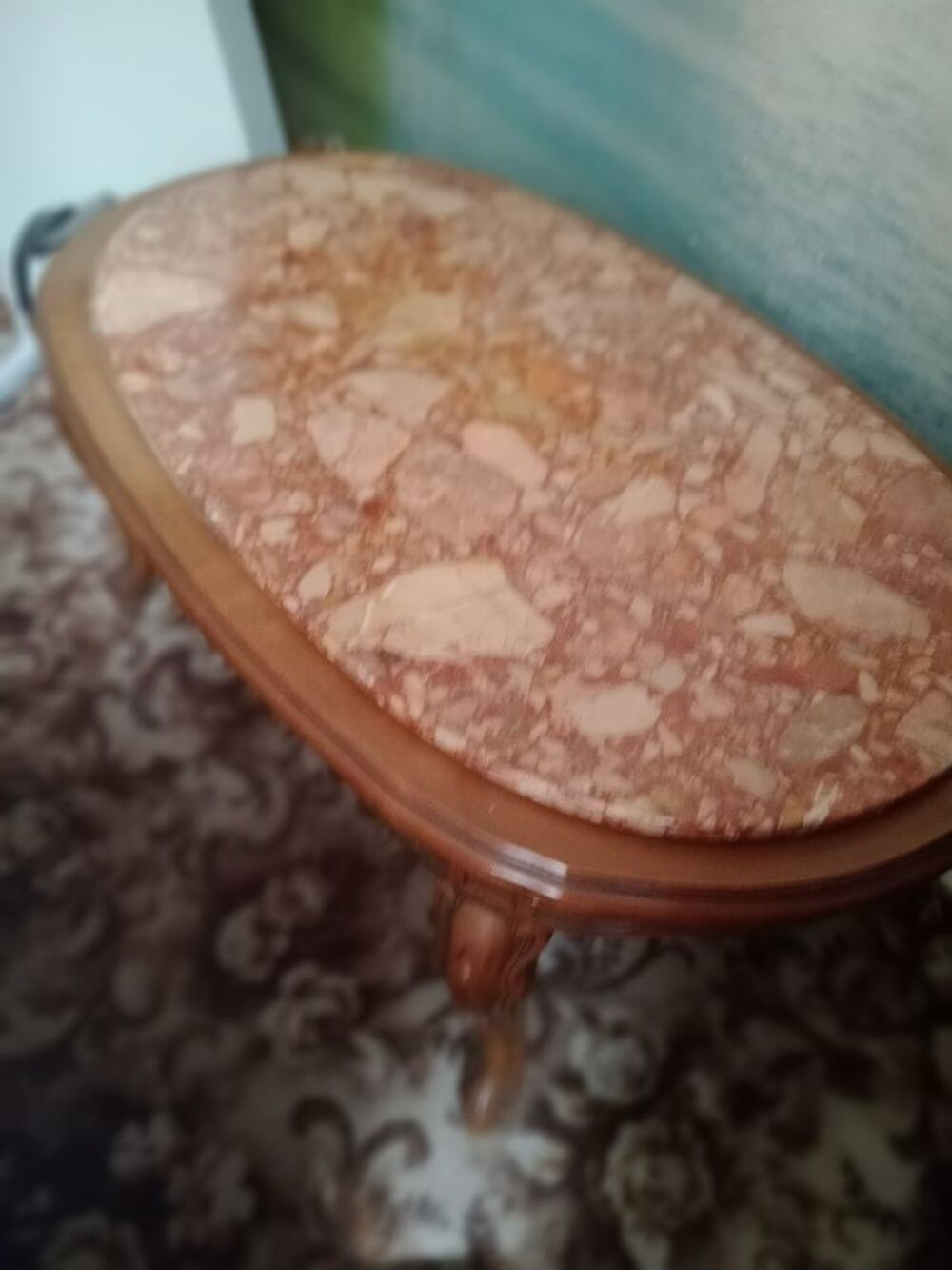 table de salon avec marbre Meubles