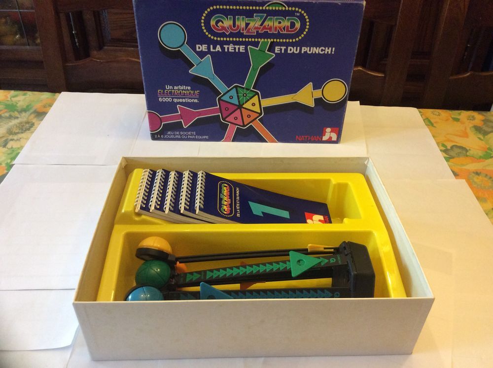 Jeu De Soci&eacute;t&eacute; &Eacute;ducatif Quizzard Annee 1988 Complet 