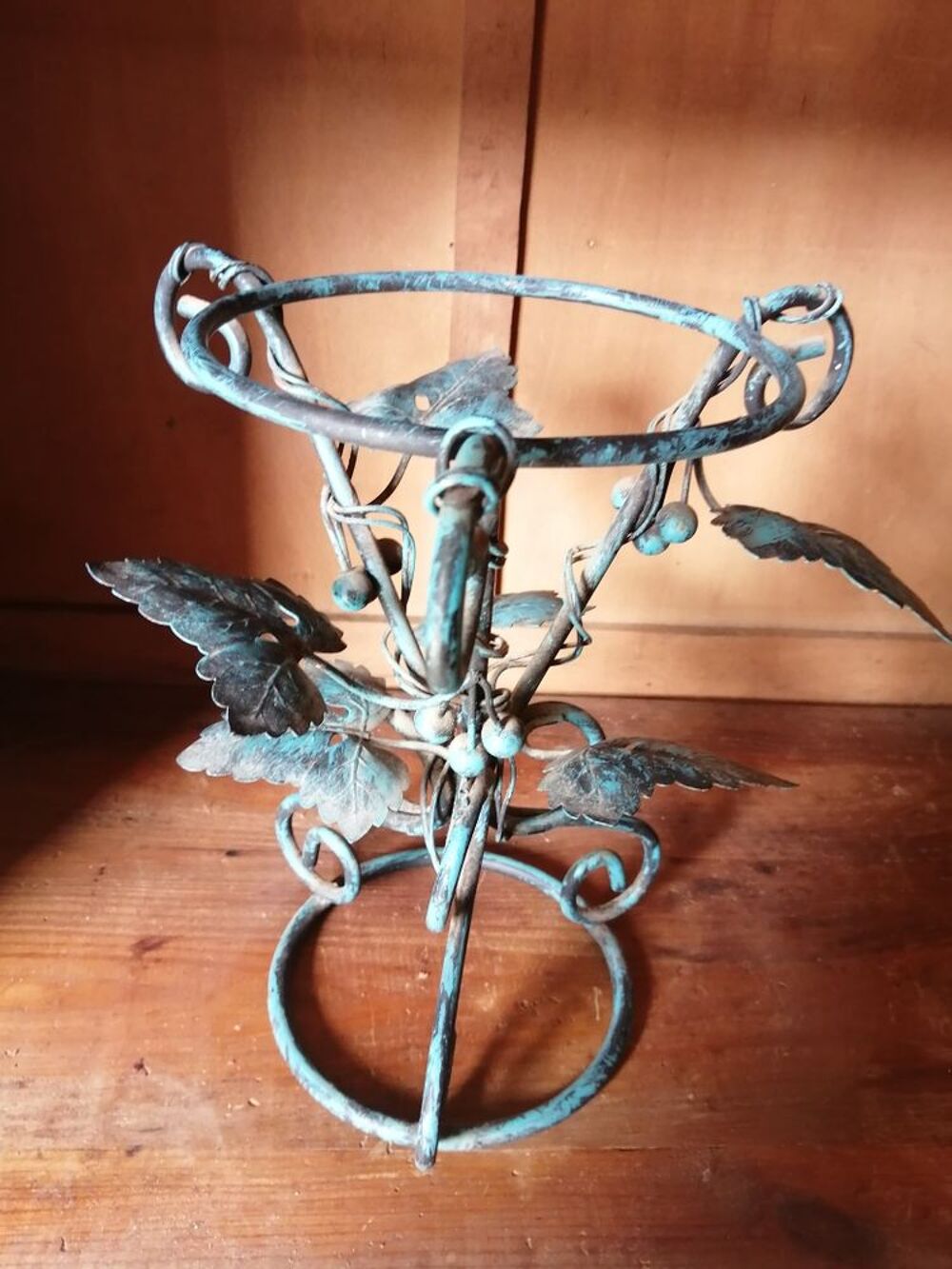 D&eacute;coration vintage metal peint bronze Décoration
