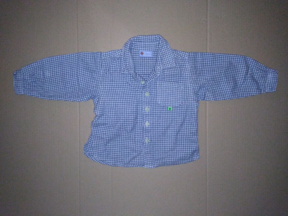 Chemise carreaux flanelle DPAM 12 mois Puériculture