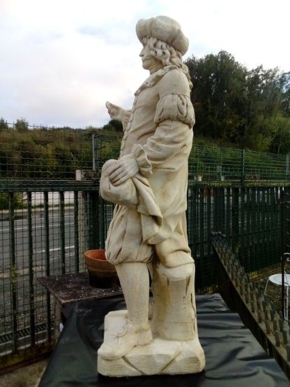 Statue en pierre, homme Décoration