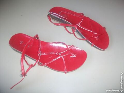 Sandales entredoigts Rouge pt 38 -neuves- � 4 � 4 Bouxwiller (67)