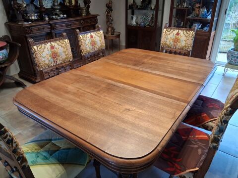 1 table (avec rallonges) et 6 chaises 100 Les Sables-d'Olonne (85)