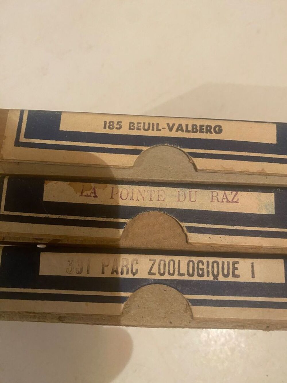 26 BOITES STEREOFILMS BRUGUIERE DIVERSES 