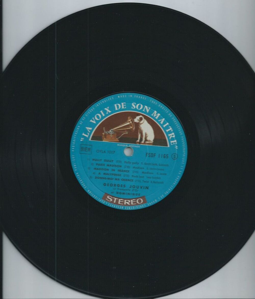 Vinyle 33T 25 cm G Jouvin CD et vinyles