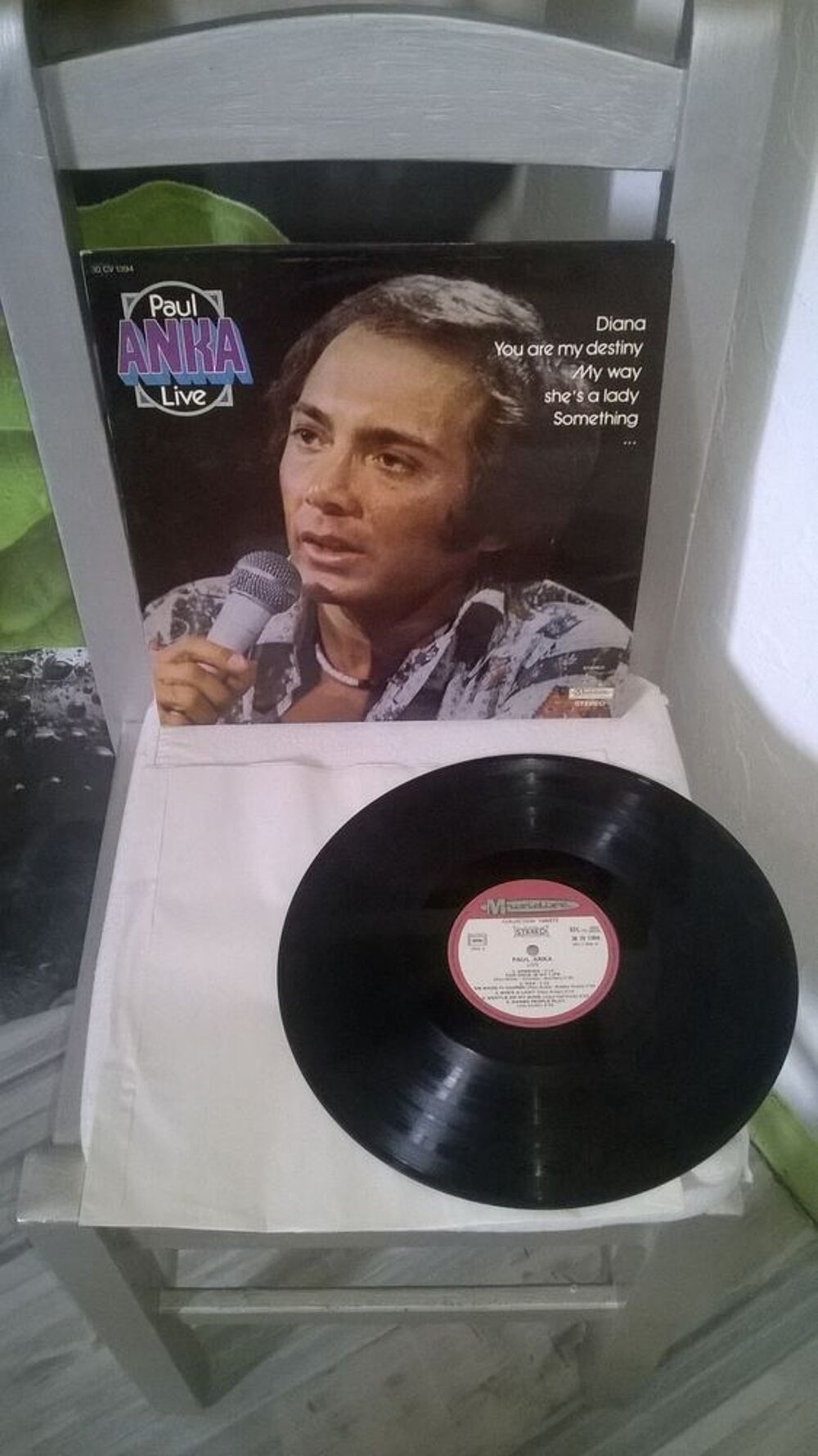 Vinyle Paul Anka
Live
1976
Excellent etat
Opening 
For O CD et vinyles