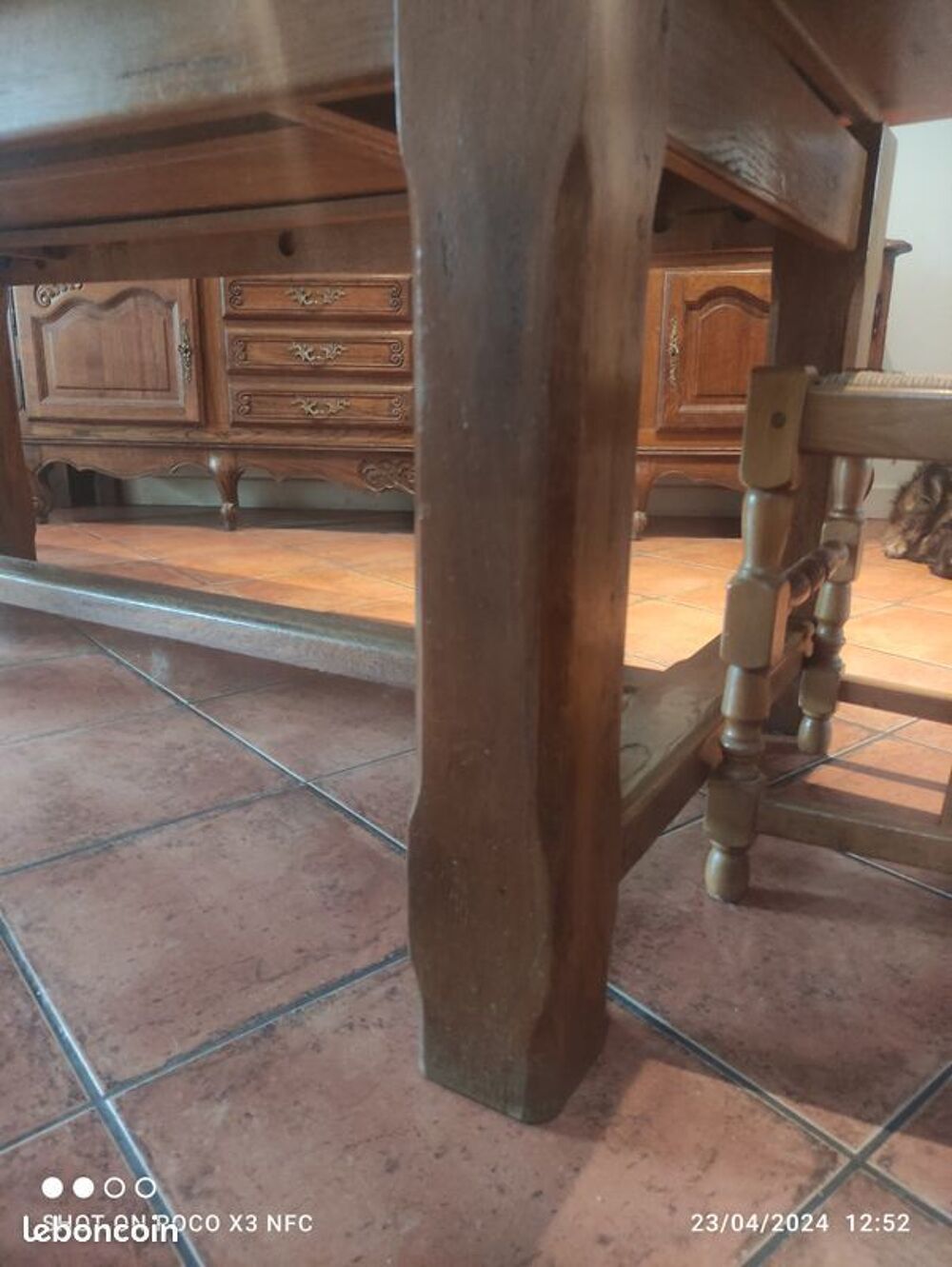 Salle &agrave; manger compl&egrave;te buffet table de ferme 100% ch&ecirc;ne Meubles