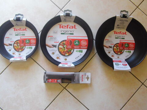 TEFAL Lot de 2 poêles et un work et une poignet adaptable 50 Bourg-Saint-Andéol (07)