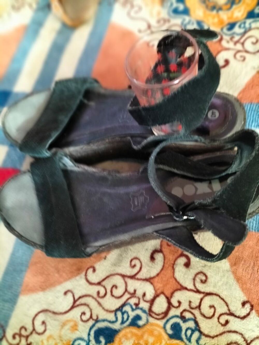 Sandales cuir ixoo pointure 40 tr&egrave;s bon &eacute;tat Chaussures