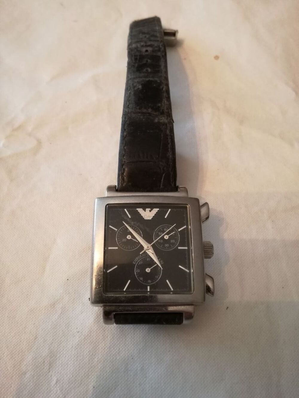 Tr&egrave;s beau chronographe Emporio Armani ancien Bijoux et montres