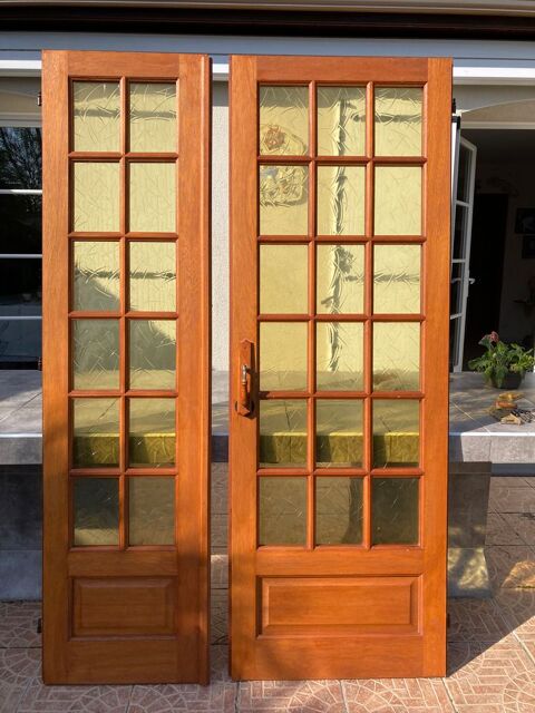 porte int�rieure  bois et petits carreaux  45 Clavette (17)