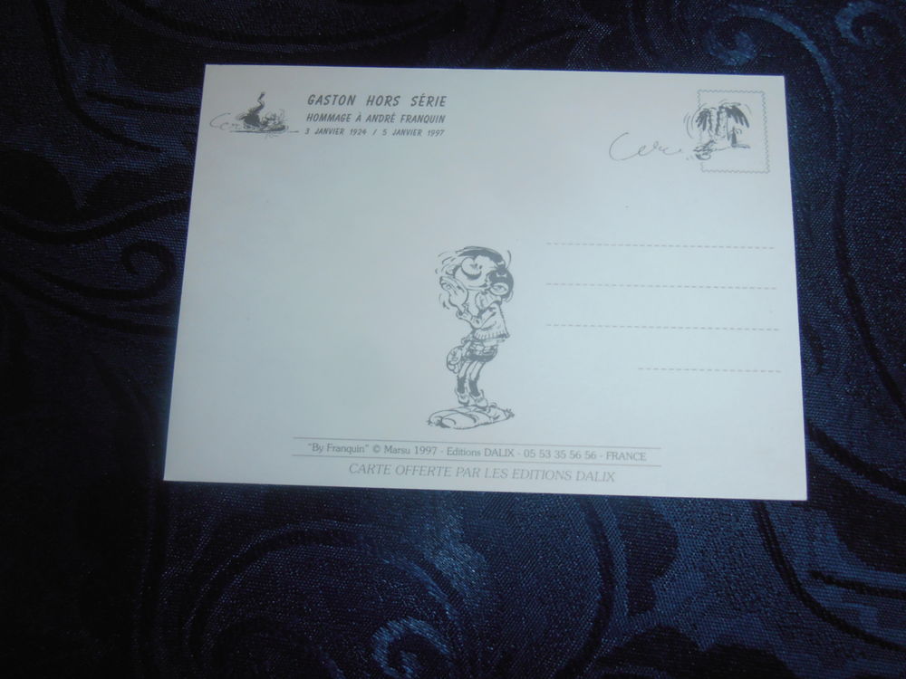 Carte collector Gaston Lagaffe (45) Livres et BD