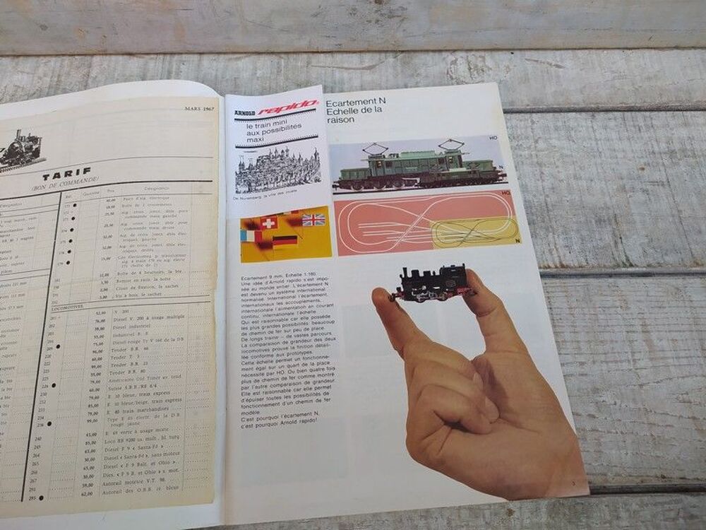 Catalogue Train Arnold Rapido 1972-1973 Jouet Maquette 