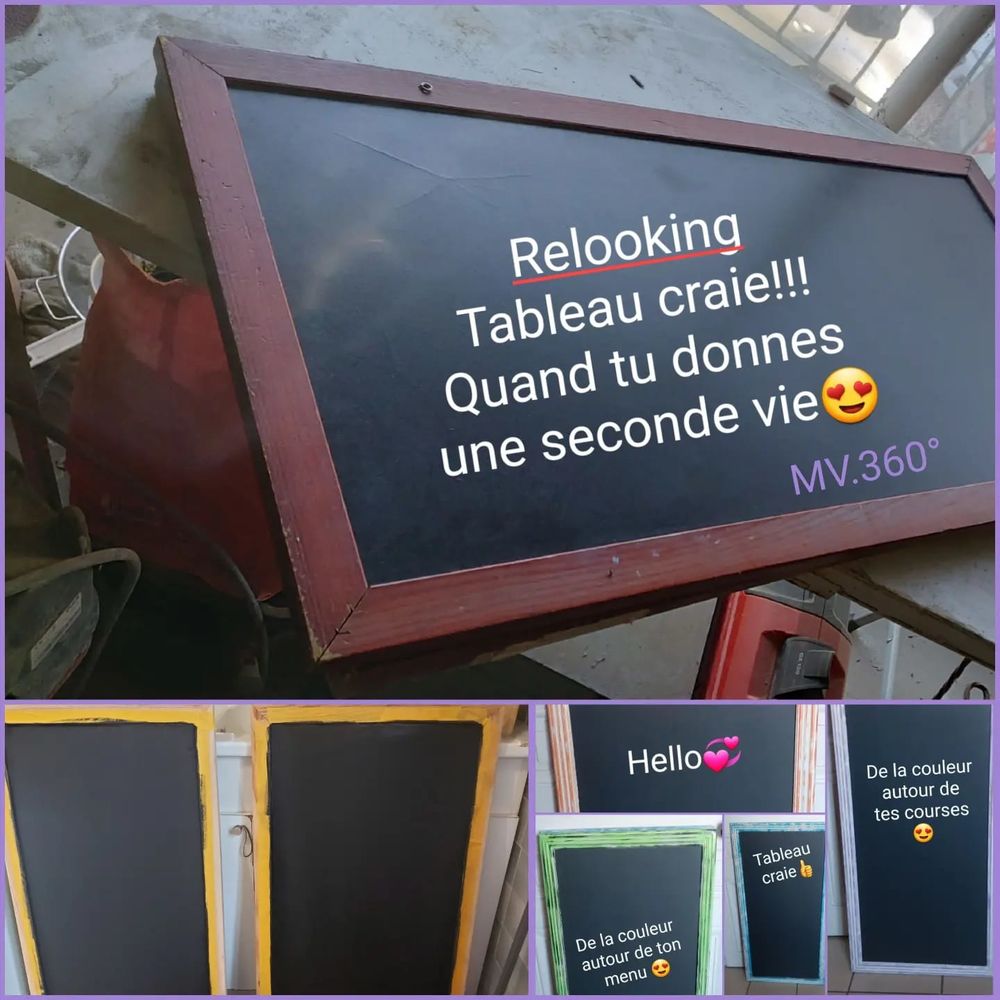 4 Tableaux ardoises Pro de restauration personnalis&eacute;s Décoration