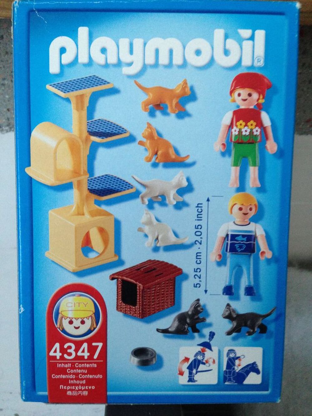 Jeu Playmobil N&deg; 4347, Les enfants et l'arbre &agrave; chats. Jeux / jouets