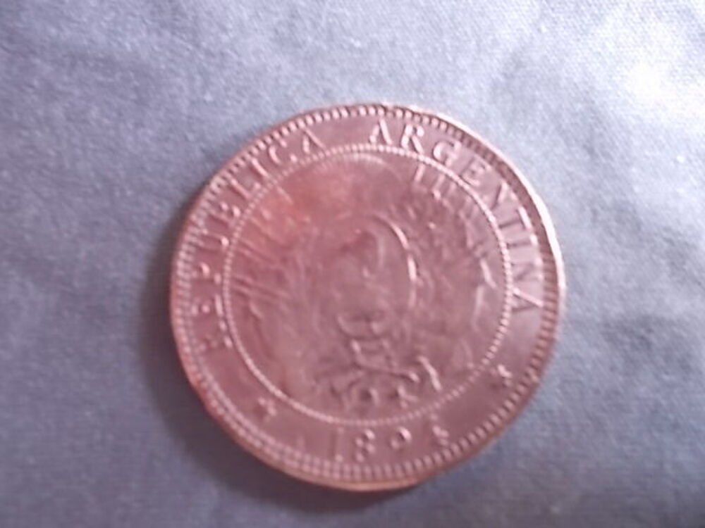 pi&eacute;ces de 2 centavos argentine de 1889et1894 nouvelle baisse 