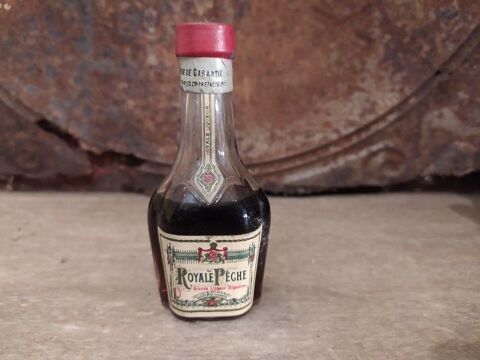 Ancienne Mignonnette Liqueur Royale Pche Angoulme Charente 1 Loches (37)