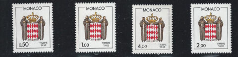 Timbres taxe Monaco - Originaux 3 Nice (06)