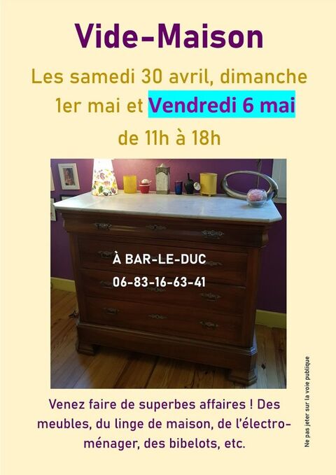 Vide Maison 0 Bar-le-Duc (55)