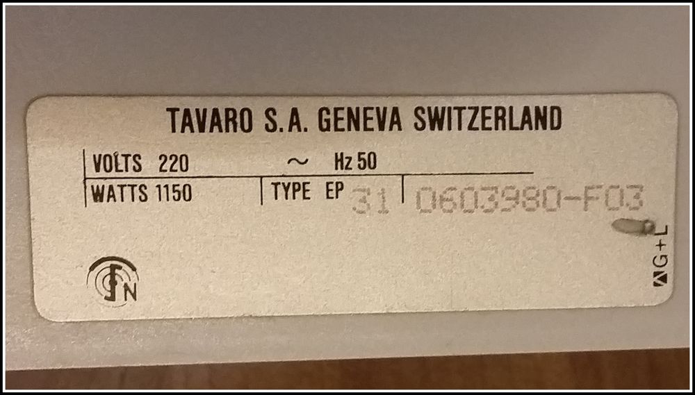 MACHINE A REPASSER &quot; elnapress 2000 &quot;
Electromnager