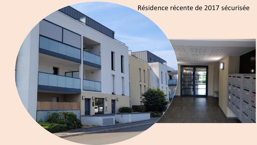 Vente Appartement T3 récent de 64m2 Centre bourg de Vertou 