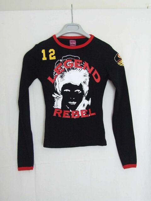 Tee-shirt manches longues col rond JENNYFER Noir 14�ans TBE 4 Bagnolet (93)