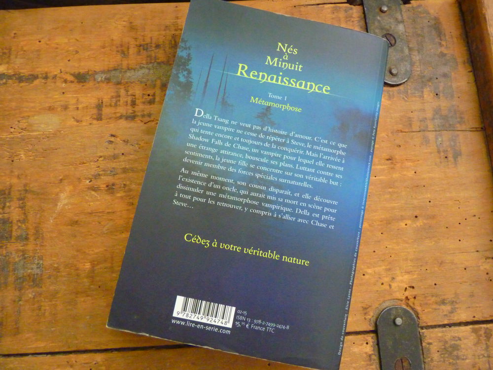 livre N&eacute;s &agrave; minuit : renaissance. Vol. 1. M&eacute;tamorphose TBE Livres et BD