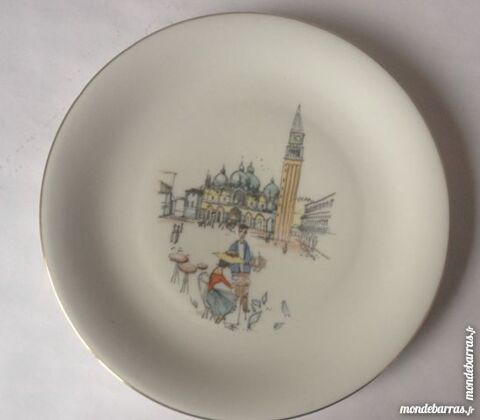 assiette décor place saint Marc venise 2 Achenheim (67)