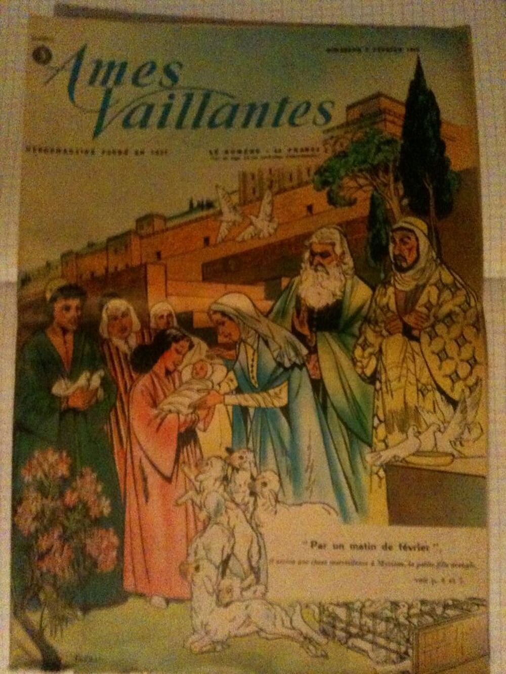  Revue Ames vaillantes. 1956 1957 1958 1959 Livres et BD