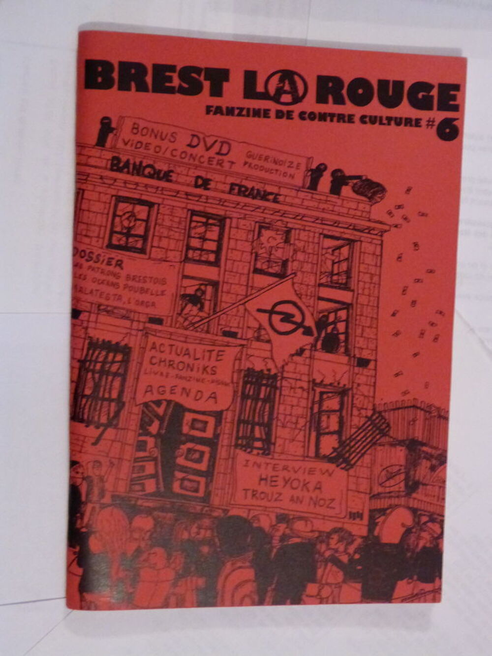 BREST LA ROUGE FANZINE DE CONTRE CULTURE N&deg; 6 Livres et BD