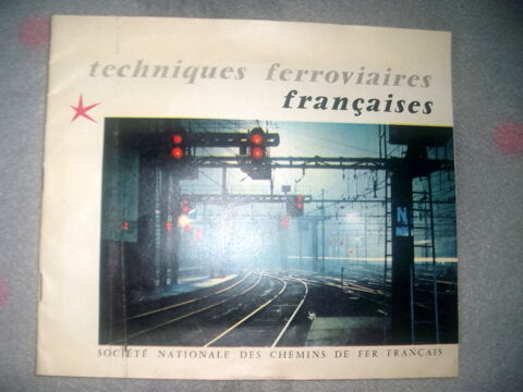 COLLECTION 1958 * SNCF techniques ferroviaires françaises 18 Chalon-sur-Saône (71)