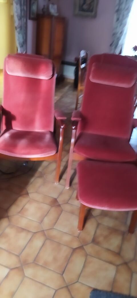 Paire de fauteuils velours 90 Carrires-sur-Seine (78)