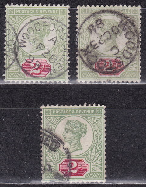 Timbres Grande-Bretagne-GB-1887 YT 94-Sg 200-73 2 Lyon 5 (69)