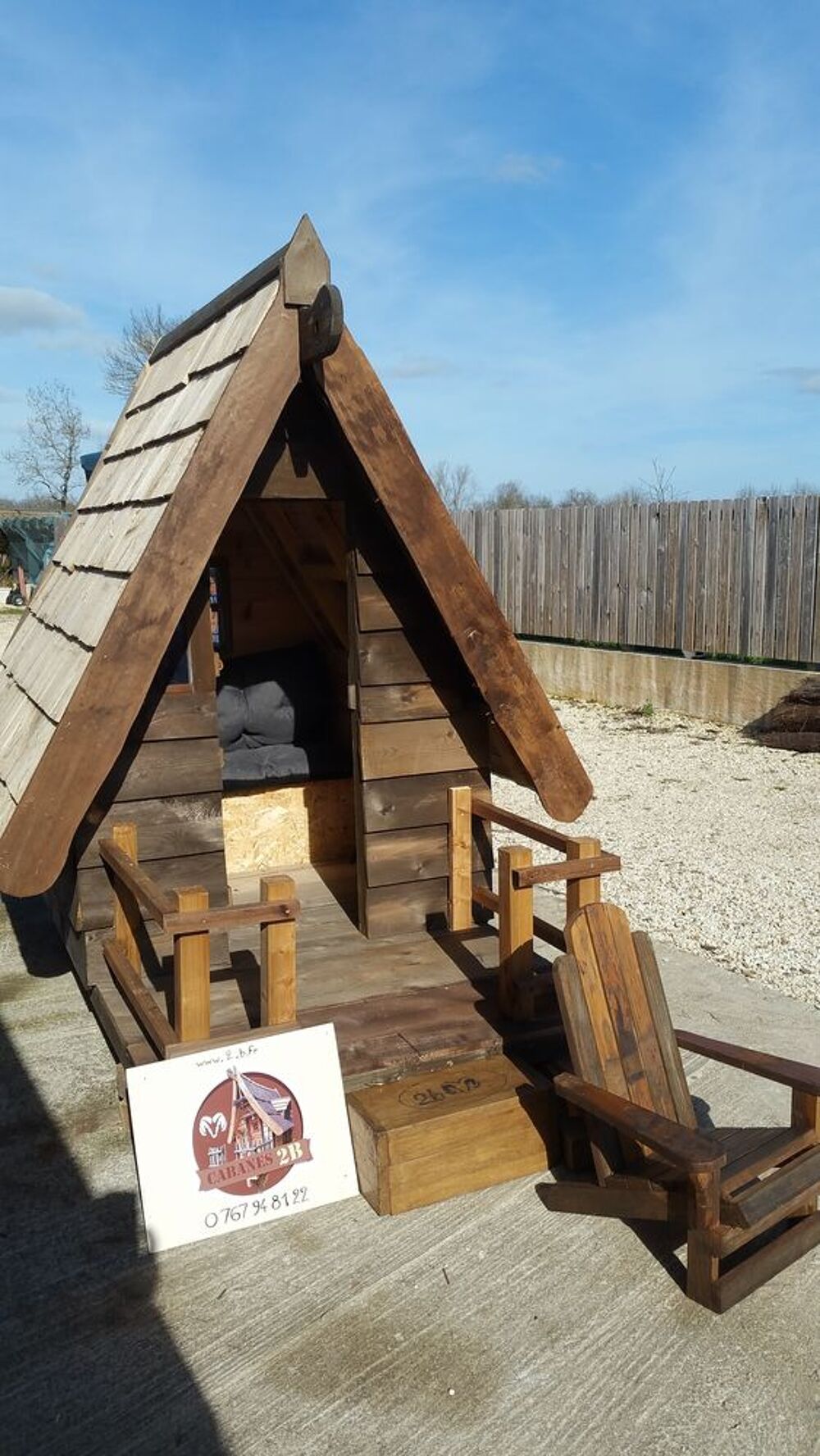 Cabane enfant tim burton Jardin