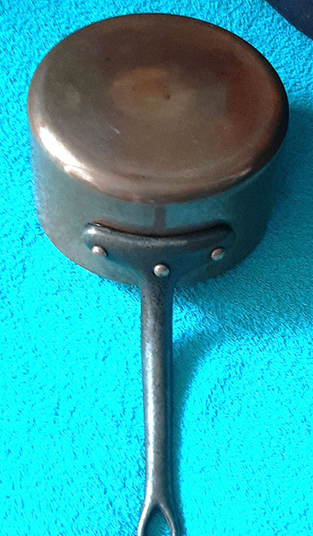 Ancienne Po&ecirc;le Cuivre 16,5 cm Cuisine