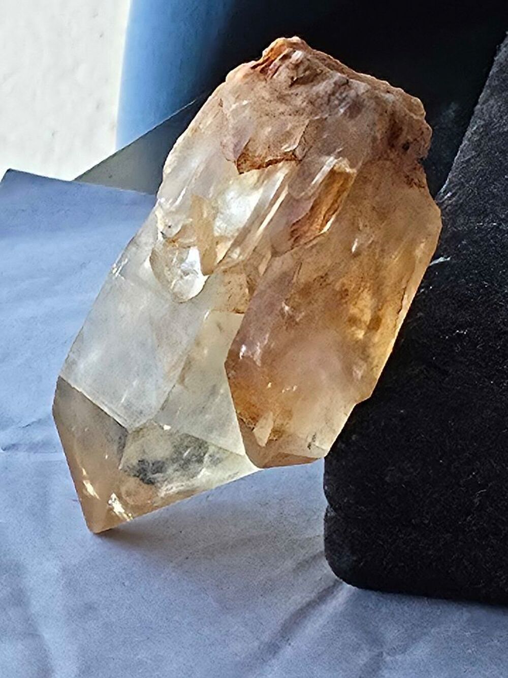 Grand Cristal Citrine Naturelle RDC-Collection &amp; Lithoth&eacute;rapie 