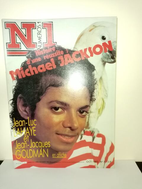 Magazine Numeros 1 N7 : Michael Jackson Jean-Jacques Goldma 50 Angers (49)